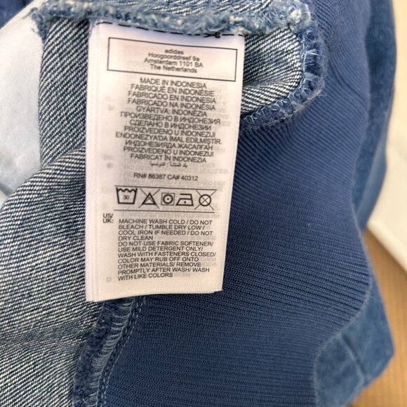 Men’s Adidas Adicolor Firebird Denim Track Jacket Size XL - Picture 9 of 9